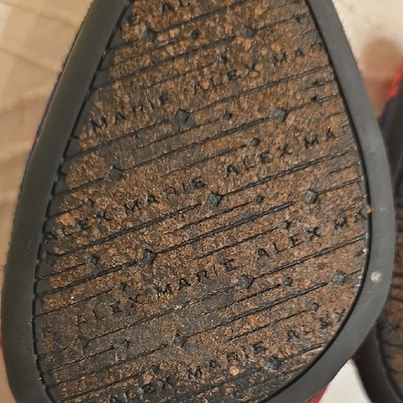 Alex Marie Black and Red Floral Heels - Picture 14 of 16